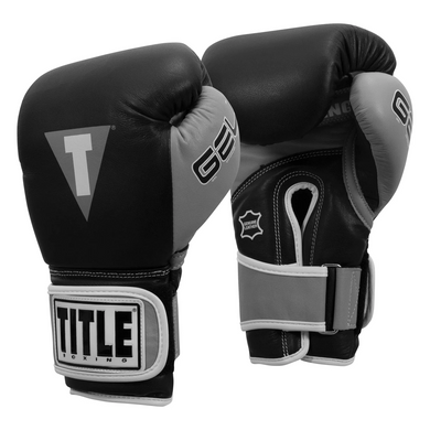 Снарядні рукавиці Title Boxing Gel World V2T Bag Gloves Black Silver, M
