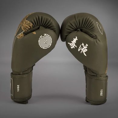 Боксерские перчатки Venum Serpenti Boxing Gloves Khaki Bronze Ivory, 10 oz