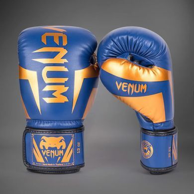 Боксерские перчатки Venum Elite Boxing Gloves Royal Blue, 10 oz