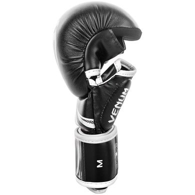 Перчатки VENUM ММА Sparring Challenger 3.0 Черные с белым, S, S