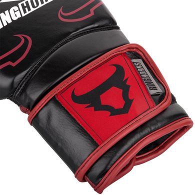Боксерські рукавички Ringhorns Destroyer Чорні з червоним, 10oz, 10oz
