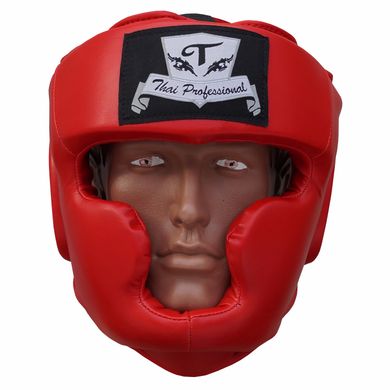 Шолом боксерський для тренувань Thai Professional HG3L Червоний, XL, XL