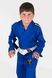 Детское кимоно для бразильского джиу-джитсу Kingz Basic Синее, M3, M3