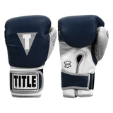 Снарядные перчатки Title Boxing Gel World V2T Bag Gloves Navy Grey White, M