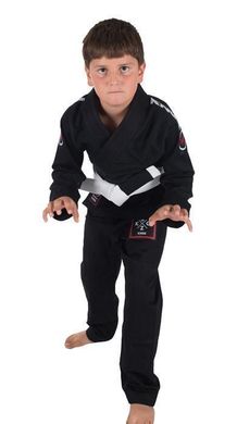Детское кимоно для бразильского джиу-джитсу Kingz Basic Черное, M1, M1