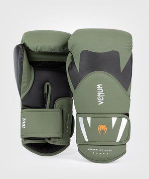 Боксерські рукавиці Venum Challenger 4.0 Boxing Gloves Khaki Black, 8 oz