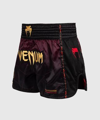 Тайські шорти Venum Tactical XT Muay Thai Shorts - Black/Burgundy/Gold, L