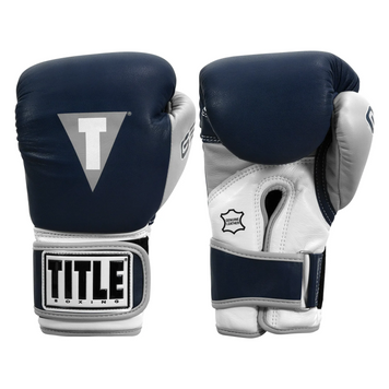 Снарядні рукавиці Title Boxing Gel World V2T Bag Gloves Navy Grey White, M