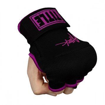 Бинти-рукавички TITLE Boxing ATTACK Nitro Speed Wraps Чорні з фіолетовим S