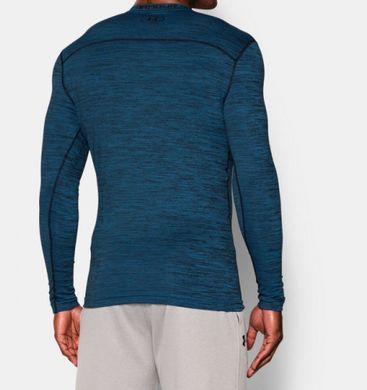 Компрессионная футболка Under Armour ColdGear Armour Twist Crew Long Sleeve, Темно-синий, S