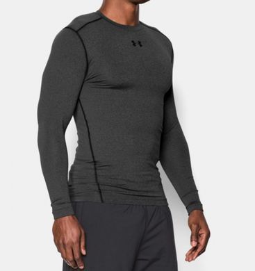 Компрессионная футболка Under Armour ColdGear&reg; Compression Crew Long Sleeve Carbon, Сірий, S