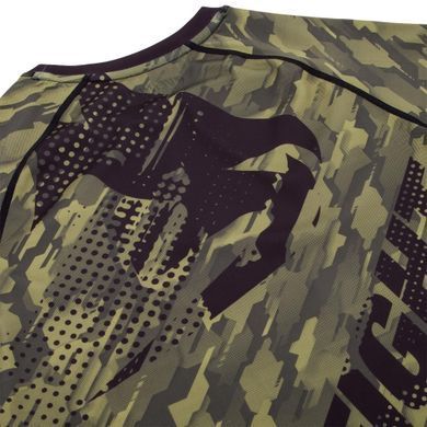 Рашгард Venum Tecmo Rashguard Short Khaki, Хакі, XS