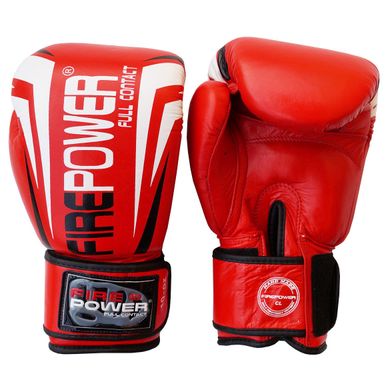 Боксерские перчатки Firepower FPBG12 Красные, 10oz, 10oz