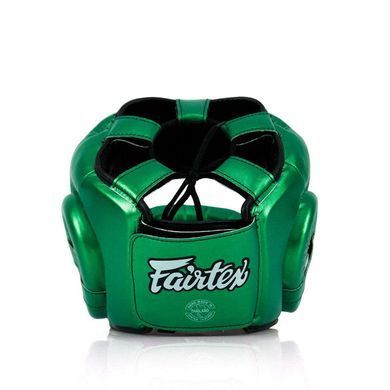 Боксерський шолом Fairtex HG17 Pro Sparring Headguard Green, M