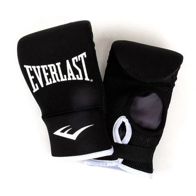 Снарядні рукавиці Everlast Core Slip On Cardio Boxing Gloves Black, Чорний