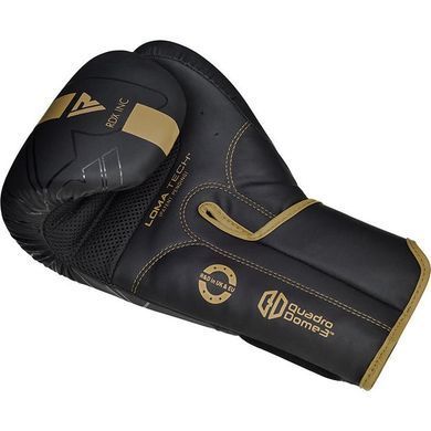 Боксерские перчатки RDX F6 Kara Training Gloves Golden, 12 oz