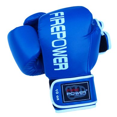 Боксерские перчатки Firepower FPBGA11 Синие, 12oz, 12oz
