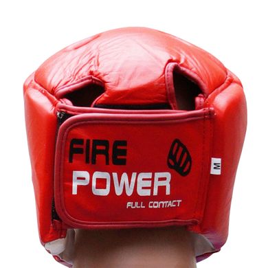 Шлем боксерский Firepower FPHG2 Красный, M, M