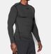 Компрессионная футболка Under Armour ColdGear&reg; Compression Crew Long Sleeve Carbon, Сірий, S