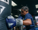 Снарядные перчатки Title Boxing Gel World V2T Bag Gloves Navy Grey White, M