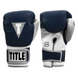 Снарядные перчатки Title Boxing Gel World V2T Bag Gloves Navy Grey White, M