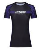 Женский рашгард с коротким рукавом Tatami IBJJF2 Rankrd Фиолетовый XS