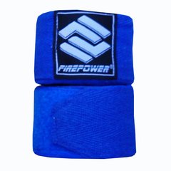 Бинти боксерські хлопкові FirePower FPHW6 Сині, 4,5м, 4,5м