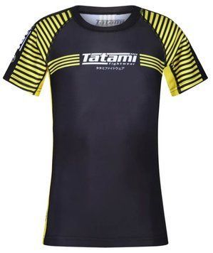 Дитячий рашгард з коротким рукавом Tatami IBJJF2 Rankrd Жовтий YS