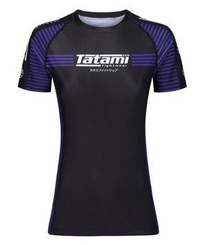 Жіночий рашгард з коротким рукавом Tatami IBJJF2 Rankrd Фіолетовий XS