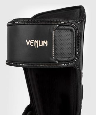 Защита ног Venum Impact Evo Shinguards - Black Beige, M