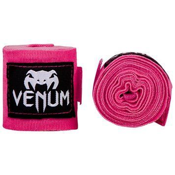 Бинты VENUM Original Kontact Розовые 4м