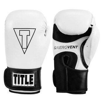 Боксерські рукавички TITLE Boxing Vegan Fitness Bag Білі 12oz