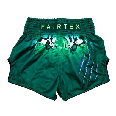 Шорты для тайского бокса Fairtex BS1913 Tonna, Зелёный, S