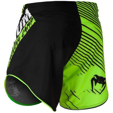 Шорты для MMA Venum Training Camp Fightshorts Black Neo Yellow, Черный-Лаймовый, XS