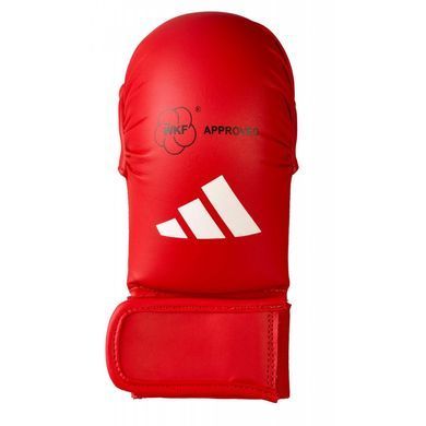 Рукавички для карате Adidas з ліцензією WKF | червоний | 661_22_20