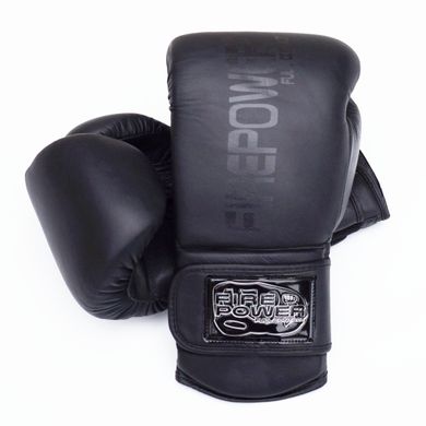 Боксерські рукавички Firepower FPBG4 Чорні матові, 10oz, 10oz