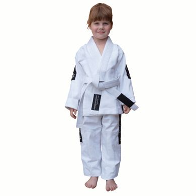 Детское кимоно для бразильского джиу-джитсу Firepower Standart 3.0 Белое, M0000, M0000