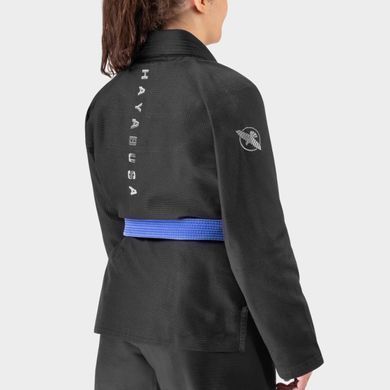 Жіноче кімоно для бразильського джиу-джитсу Hayabusa Core Ultra-Light (Штани Twill) Чорне F1