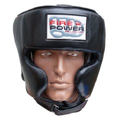 Шлем боксерский для тренировок Firepower FPHG4 Черный, L, L