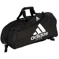 Спортивная сумка-рюкзак Adidas 2in1 Bag "Judo" Nylon Черная, M