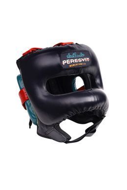 Боксерский шлем Peresvit Momentum 2.0 Leather Armor Plating Headgear Deep Blue, S/M