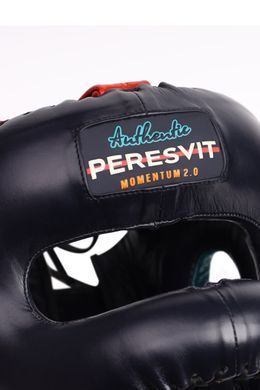 Боксерский шлем Peresvit Momentum 2.0 Leather Armor Plating Headgear Deep Blue, S/M