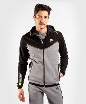 Худі Venum Laser Evo 3 Hoodies Black Grey, Чорний-Сірий, XS