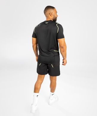 Тренировочная футболка Venum Fusion 2.0 Men Dry Tech T-Shirt Black Yellow, XXL