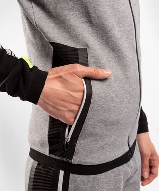 Толстовка Venum Laser Evo 3 Hoodies Black Grey, Черный-Серый, XS