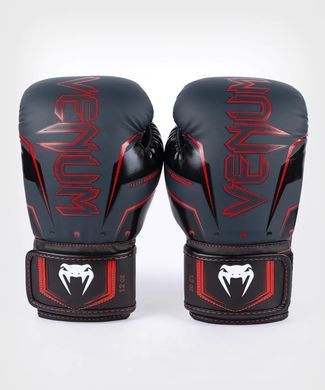 Боксерские перчатки Venum Elite Evo Boxing Gloves - Navy Black Red, 12 oz