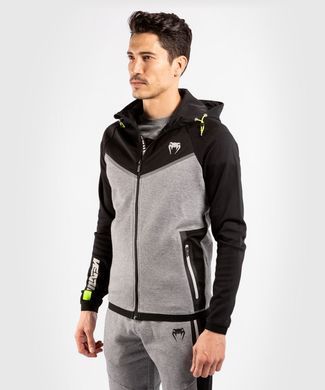 Толстовка Venum Laser Evo 3 Hoodies Black Grey, Черный-Серый, XS