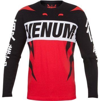 Лонгслив Venum Revenge T-Shirt Red Black, XXL