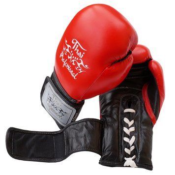 Боксерские перчатки Thai Professional BG5VL Красные 10oz