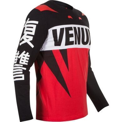 Лонгслив Venum Revenge T-Shirt Red Black, Красный, XXL
